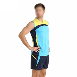 Ensemble d'uniformes de volley-ball personnalisés 2026 en polyester respirant à manches courtes, imprimés par sublimation, pour tenue d'équipe - Product Image 4