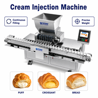 Mesin Injeksi Samping untuk Mengisi Krim, Selai, dan Custard pada Roti dan Kue Industri