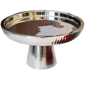 Modern Style Silver nickel <b>Cake</b> <b>Stand</b> High Finishing Fruits Cupcakes Pastry Display Tray metal <b>Cake</b> <b>Stand</b> - Product Image 1