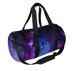 Duffle Bag New Designer Sports And Fitness Dry Nylon Duffle Bag Large Capacity Waterproof Sports Travel Duffle Bag Black - Product Image 4