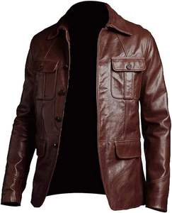 High Quality <b>Men</b> <b>Leather</b> <b>Jacket</b> 2026 Genuine Fashion <b>Leather</b> <b>Jacket</b> Supplier - Product Image 2