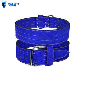 Cinturón de Levantamiento de Pesas Ajustable, Ligero, Resistente, Profesional, Antideslizante, Unisex, de Cuero Vacuno de Alta Calidad - Product Image 2