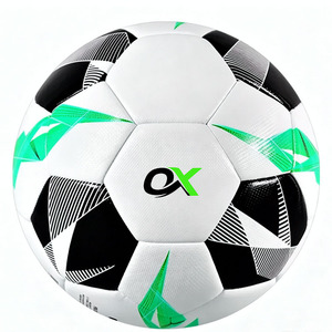 High Quality PU Professional Custom Logo Thermal Bonded <b>Football</b> Lightweight <b>Personalised</b> Game Ball - Product Image 3