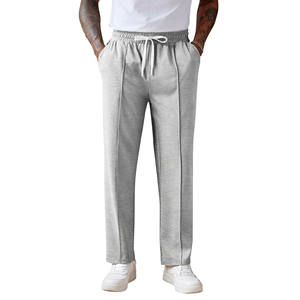 Pantalones de Hombre Casuales al por Mayor, Corte Slim Fit, Color Sólido, Diseño Recto, Antiarrugas, Estilo Plano, Largos - Product Image 1