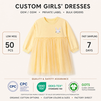 Robes de fête pour filles, design tendance, mignonnes, décontractées, en dentelle, à manches longues, longueur genou, coupe trapèze, imprimé animal, collection printemps