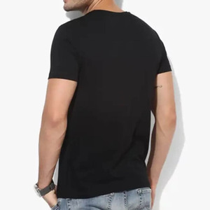T-shirt en coton tricoté 100% personnalisable, respirant et durable, à manches courtes pour homme, design tendance - Product Image 2