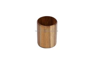 Vente en gros 100% Service de table en bois naturel fait à la main écologique 2 bols 2 verres 2 cuillères 2 assiettes Maison Hôtel Utilisation alimentaire - Product Image 4