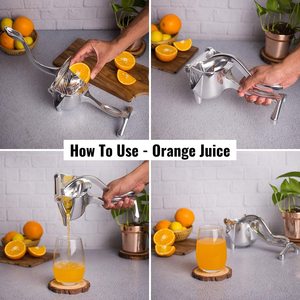 Presse-jus en aluminium, portable, ergonomique et antidérapant, pour un jus d'agrumes sans effort dans les cuisines domestiques et commerciales - Product Image 4