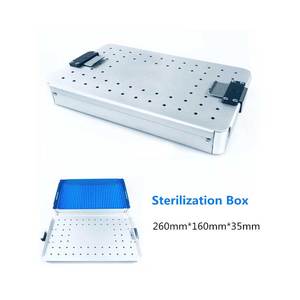 Boîte de stérilisation en alliage d'aluminium pour instruments chirurgicaux, plateau de stérilisation en autoclave, boîte à instruments de qualité médicale - Product Image 3