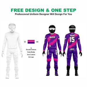 Équipement de course tout-terrain pour motocross, en tissu polyester, imprimé par sublimation, tendance et élégant, vente en gros, fabrication spécialisée - Product Image 2