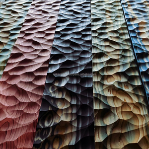 IRODORITAI WAVE LEGEND Planches de parquet modernes en cèdre japonais massif teinté, luminescentes, modèle à rainures et languettes, pour usage commercial et domestique - Product Image 4