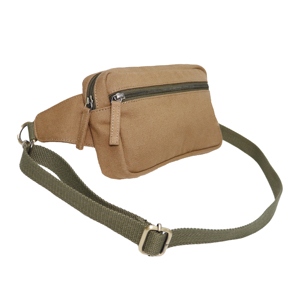 Riñonera de Lona Unisex con Cinturón Ajustable y Cierre de Cremallera para Uso Diario - Product Image 1