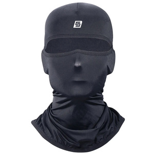 Cagoule noire CONTINENTAL SPORTS entièrement ornée de strass, imprimée par transfert thermique, couvre-visage intégral, unisexe, adulte, respirante pour l'extérieur - Product Image 1