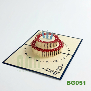 การ์ดเชิญงานวันเกิดแบบ 3 มิติ รุ่น BG051 ของ ANN HANDICRAFT แบบกำหนดเอง พิมพ์ดิจิทัล พร้อมกล่องกระดาษ วัสดุทำจากกระดาษ ผลิตในเวียดนาม - Product Image 6