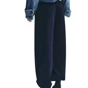 Women's Baggy Sweatpants Adjustable Hem Drawstring Elastic Waist Relaxed Fit Jogger <b>Trousers</b> <b>with</b> <b>Pockets</b> Custom OEM Streetwear - Product Image 2