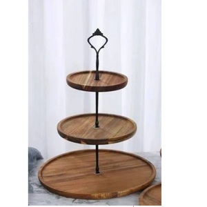 Soporte para Pastel de Estilo Clásico, de 3 Niveles, con Acabado Esmaltado, Hecho a Mano, para Decoración de Bodas - Product Image 4