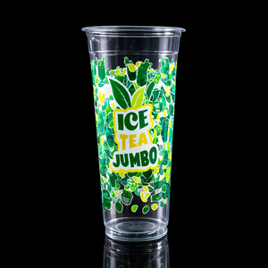 Custom Printing 22 Oz Polypropylene PP Plastic Cup Natural Tall Size for Iced Coffee made in Indonesia - Product Image 4
