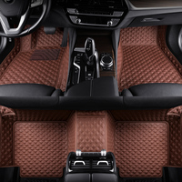 Tapis de sol de voiture sur mesure pour Audi, Toyota, Honda, Mercedes-Benz, BMW, Jeep, BYD, en cuir écologique, pour 90% des voitures, ensemble complet