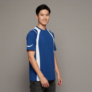 Camiseta de Hombre de Alta Calidad, Corte Cuadrado, Estilo Vintage, Dos Tonos, Estilo Urbano, Holgada, Informal, Oversize, Corta - Product Image 4