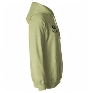 Sweat-shirt à capuche GYM Active pour homme, couleur unie, en molleton bouclette respirant, coupe classique, logo frontal, vêtement d'hiver, vente en gros, 100 % coton - Product Image 3