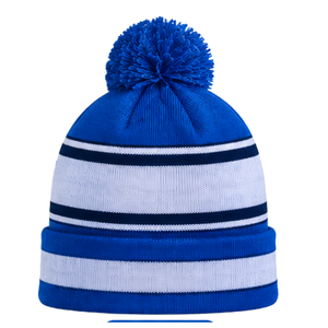 Wholesale Custom Knit Beanie Hat Pom Pom Cuffed <b>Winter</b> <b>Cap</b> Embroidered Logo Sports Headwear Warm Outdoor Fashion Hat OEM ODM - Product Image 2