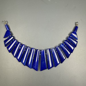 Collier statement en lapis-lazuli naturel de haute qualité pour femmes - Product Image 3