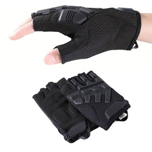 Fingerless Motorcycle <b>Gloves</b> <b>Touchscreen</b> Half Finger Riding <b>Gloves</b> Non Slip Padded OEM Custom Wholesale Wholesale <b>Gloves</b> - Product Image 3
