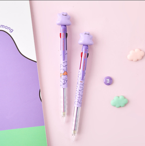 Pokemoned Ditto 3 Color Ballpoint Pen 30 PCS Korean Kids <b>Stationery</b> <b>Cute</b> Character Pen Anime Bulk Distributor Wholesale - Product Image 1