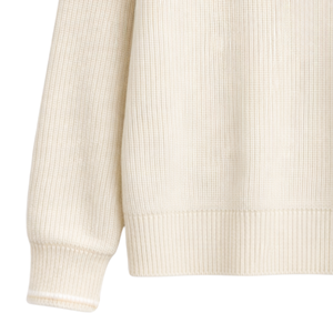 Chaqueta de punto con cremallera para mujer, textura acanalada suave, manga larga, cuello alto, ropa exterior informal para uso diario - Product Image 5