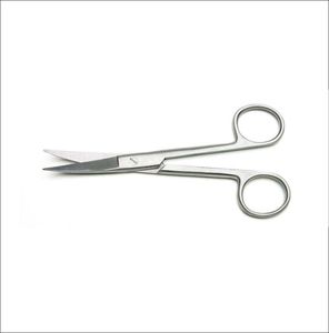 กรรไกรตัดผ้าพันแผลคุณภาพสูงแบบโค้งสำหรับเครื่องมือจักษุแพทย์ - Product Image 1