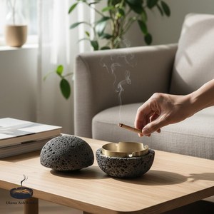 ที่เขี่ยบุหรี่โลหะดีไซน์เนอร์พร้อมพื้นผิวทนความร้อน - Product Image 5