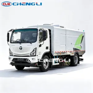 Camion balayeuse de voirie électrique pure CATL, largeur de nettoyage 3,2 m, zéro émission, pour le nettoyage des routes urbaines - Product Image 6