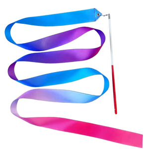 High Strength Different Length <b>Ribbon</b> Colorful Rhythmic <b>Gymnastics</b> Dance <b>Ribbon</b> for Sell - Product Image 1