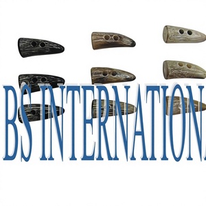 Natural Horn Flatback <b>Toggles</b> Rectangle Pattern Mesh Decoration for Ethnic Clothes Jeans Bags Overcoat DIY Garment Accessories - Product Image 6