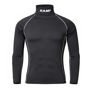 Custom logo <b>Compression</b> <b>Shirt</b> With Neck Guard Cut Resistant Neck Protect Base Layer Sports Protective Gear - Product Image 1