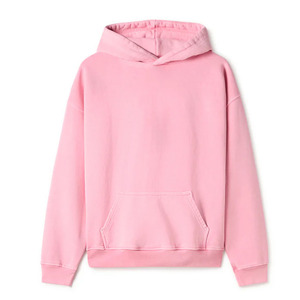 Sudadera con Capucha de Invierno Unisex, Color Rosa Polvo, 600 GSM, 100% Algodón, Personalizable con Logotipo OEM, Estilo Urbano, Tendencia Actual - Product Image 1
