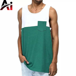 Camiseta sin mangas para hombre al por mayor, ligera, de verano, para gimnasio, con logo personalizado, de algodón, transpirable, estilo deportivo - Product Image 5