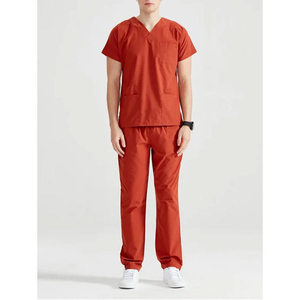 2026 New Design Hospital Nursing <b>Scrub</b> <b>Sets</b> Women's Nurse Tops and Pants Wholesale Medical Uniforms Made of Spandex - Product Image 1