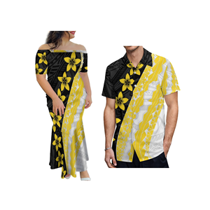 เดรสผ้าฝ้ายเจอร์ซีย์พิมพ์ลายดอกไม้แบบซับลิเมชั่น แบรนด์ใหม่ ขายส่ง ไซส์ 8XL สำหรับผู้หญิง ทรงเข้ารูป ไหล่เดียว กระโปรงทรงหางปลา พร้อมโลโก้ด้านหน้า - Product Image 3