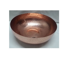 Tazón de Cobre Personalizado Hecho a Mano, Diseño Personalizado, Acabado Premium, para Cocina, Comedor, Restaurante, Catering, Bodas, Hospitales - Product Image 6