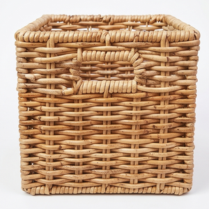 Cesta de Almacenamiento de Fibra Natural Tejida con Asas Integradas para Organización del Hogar, Armario, Despensa y Decoración - Product Image 2