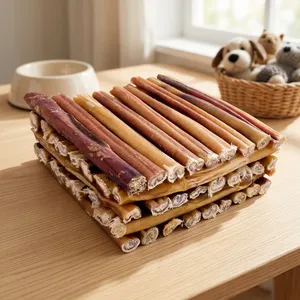 Natural <b>Bully</b> <b>Stick</b> Dog Treats High Protein Grain Free Beef Chew <b>Sticks</b> for Dogs - Product Image 1