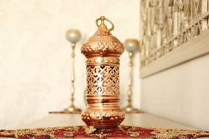 Nueva Llegada, Adornos de Linterna Islámica Antigua para la Celebración del Ramadán, Decoración del Hogar Hecha a Mano en Hierro, Decoración Musulmana para el Hogar - Product Image 5