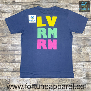 Camisetas Personalizadas con Logotipo Impreso Digitalmente para Hombre, Estilo Urbano, 240g, Jersey de Algodón, Manga Corta, Cuello Redondo, Diseño a Rayas, Corte Regular - Product Image 2