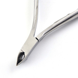 Hot Selling Professional Manicure <b>Tools</b> Stainless Steel Curved Cuticle Nipper Trimmer Wide Jaw Opening for Thick and Hard <b>Nails</b> - Product Image 4