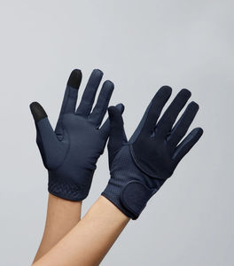 Gants d'équitation d'hiver en cuir ultra respirant, professionnels, personnalisables avec logo, durables, pour l'entraînement, vente en gros. - Product Image 1