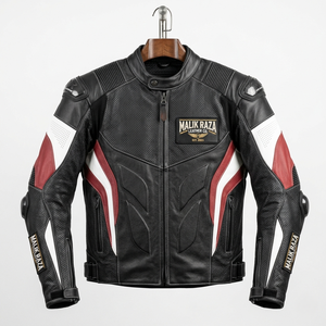 Veste de moto artisanale haut de gamme, taille, couleur et logo personnalisés, fabricant OEM - Product Image 1