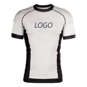 Camiseta de Manga Larga de Secado Rápido, Duradera, Transpirable y Ligera de Spandex/Poliéster, Ajuste Delgado, para Entrenamiento de Artes Marciales Mixtas - Product Image 4