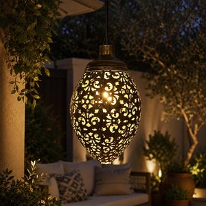 Customized Outdoor Waterproof Metal <b>Hanging</b> Solar <b>Garden</b> <b>Light</b> Iron Made Decorative <b>Hanging</b> Solar Lantern Decoration Lamp <b>Garden</b> - Product Image 2