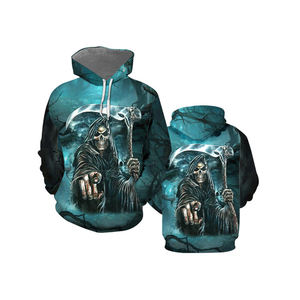 Sudadera con Capucha de Otoño con Estampado Digital Hip Hop para Hombre, Corte Holgado con Diseño Gráfico Único de Ojos y Cuerpo Humano - Product Image 5